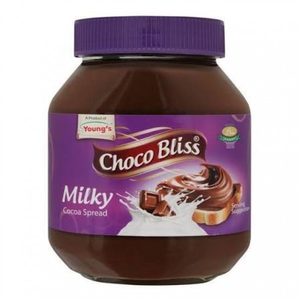YOUNG`S CHOCO BLISS MILKY COCOA SPREAD 675G